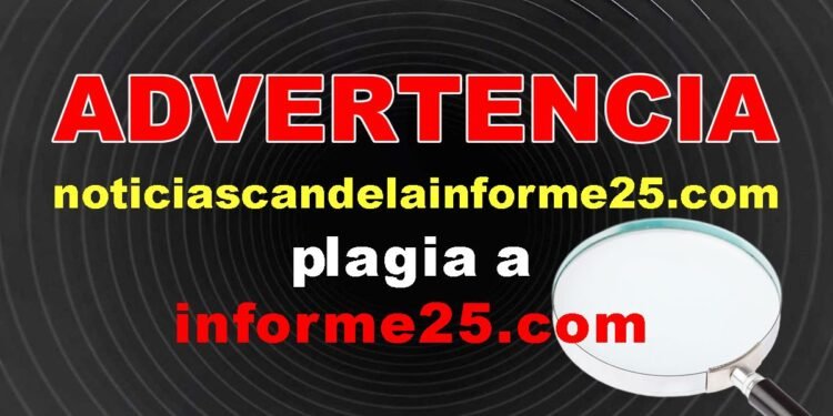 Informe25.com denuncia el plagio de Noticias Candela por parte del sitio fraudulento noticiascandelainforme25.com