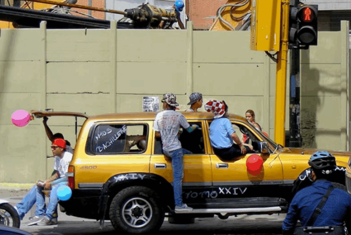 Cuál es la multa para las personas que realicen caravanas estudiantiles