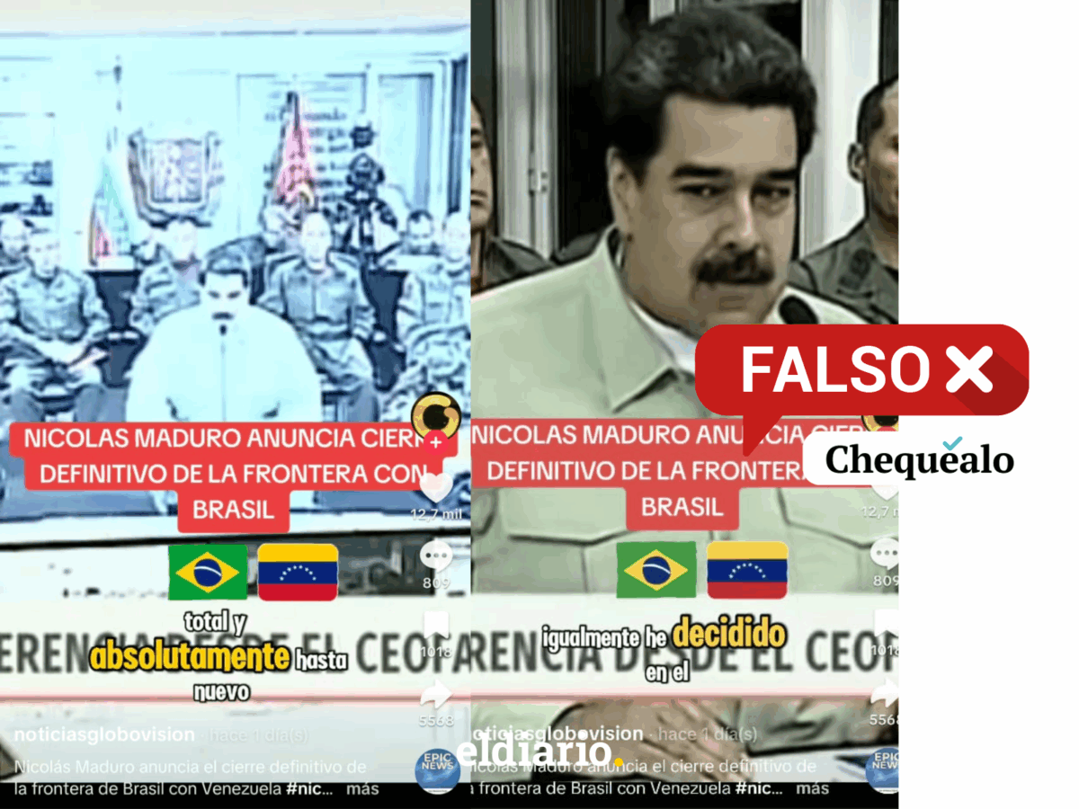 ¿Nicolás Maduro anunció el cierre de la frontera terrestre con Brasil en julio de 2025?
