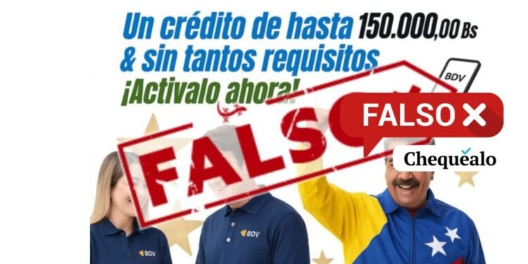 ¿El Banco de Venezuela está entregando microcréditos de hasta 150 mil bolívares?