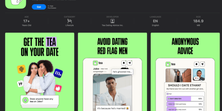 Tea: la app donde las mujeres advierten de forma anónima sobre citas riesgosas