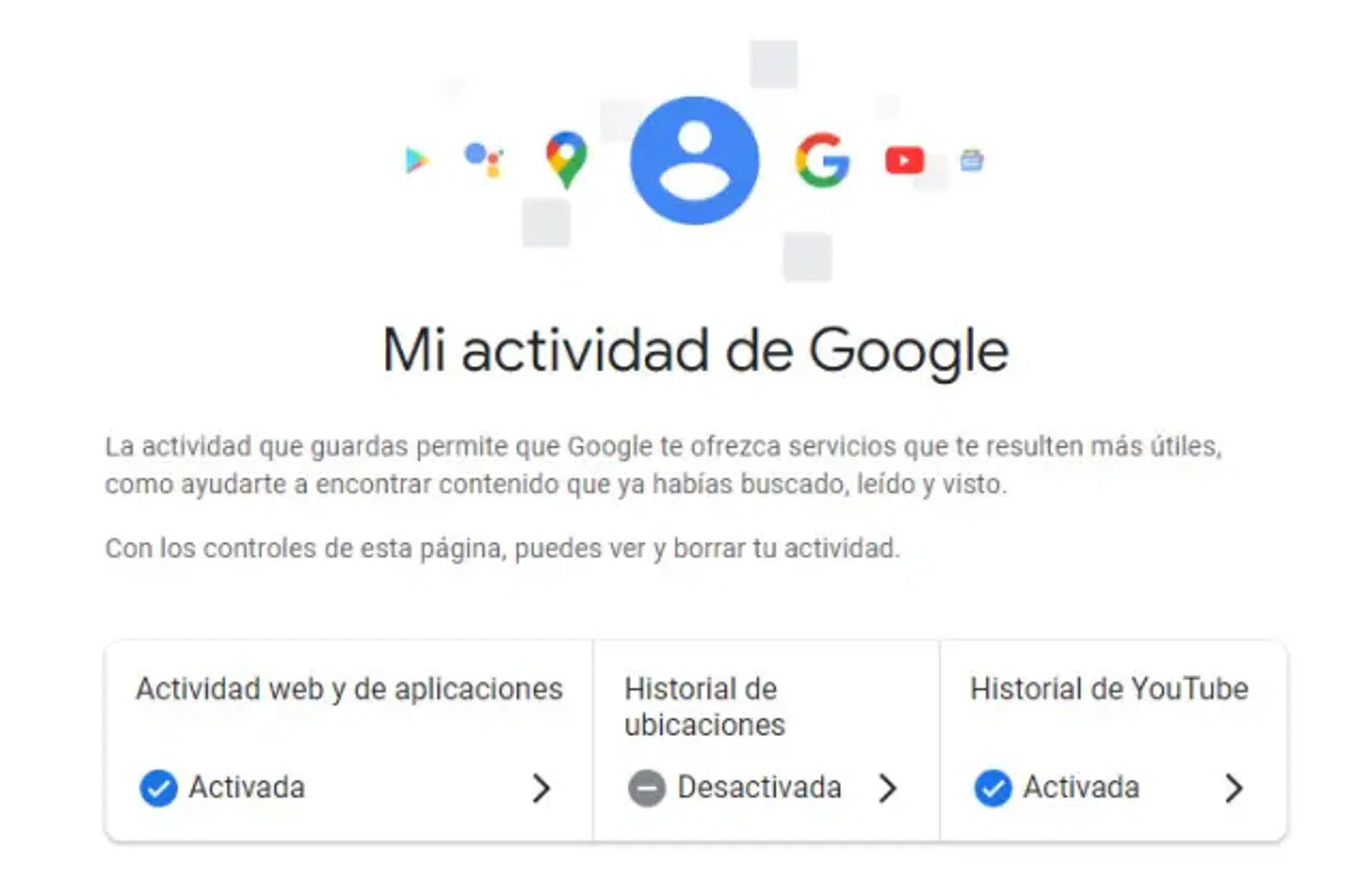 “Mi actividad de Google”: cómo configurar la herramienta para que no guarde los datos