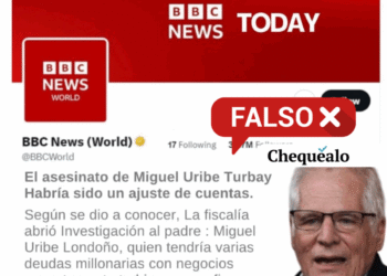 ¿La BBC publicó un tuit sobre un “ajuste de cuentas” en el asesinato de Miguel Uribe Turbay?
