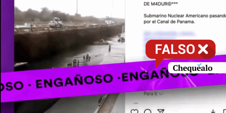 ¿Un video de un submarino nuclear de EE UU que se dirige al Caribe es de agosto de 2025?