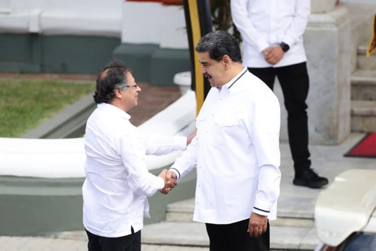 Nicolás Maduro y Gustavo Petro se reunirán en Caracas para continuar agenda bilateral