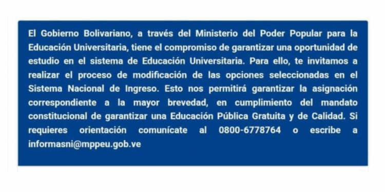 Resultados OPSU 2025: cómo modificar las opciones universitarias y postular a la segunda fase