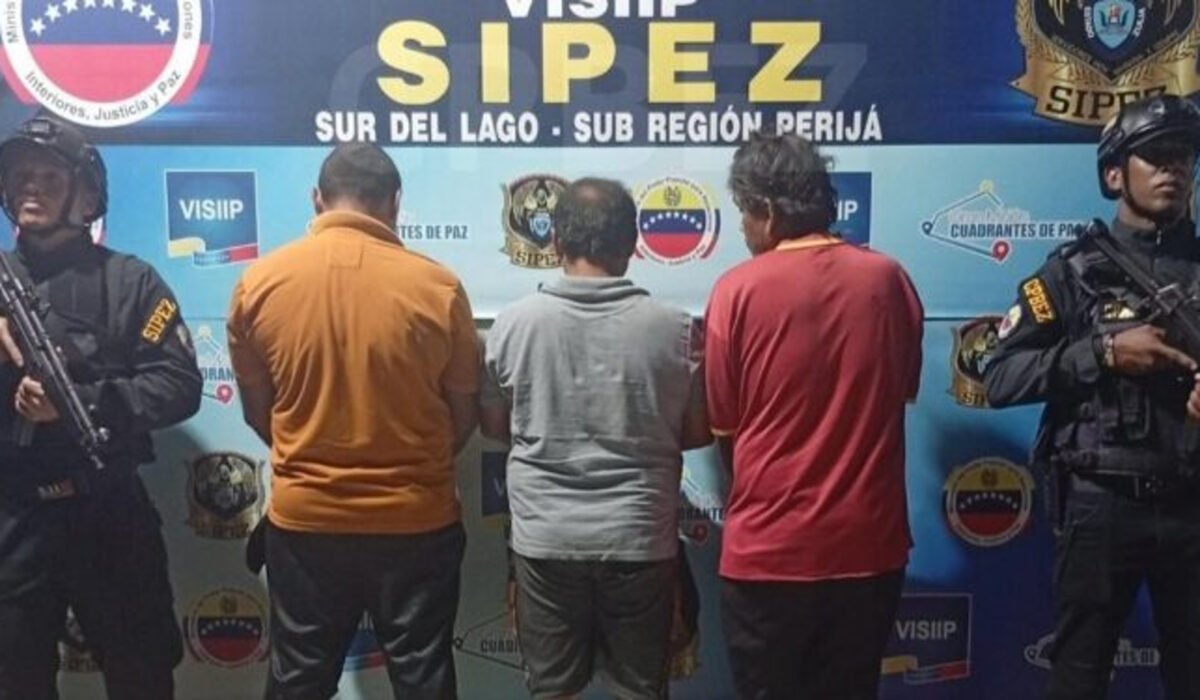 Arrestaron a tres hombres por abuso sexual continuado contra una adolescente en Zulia 