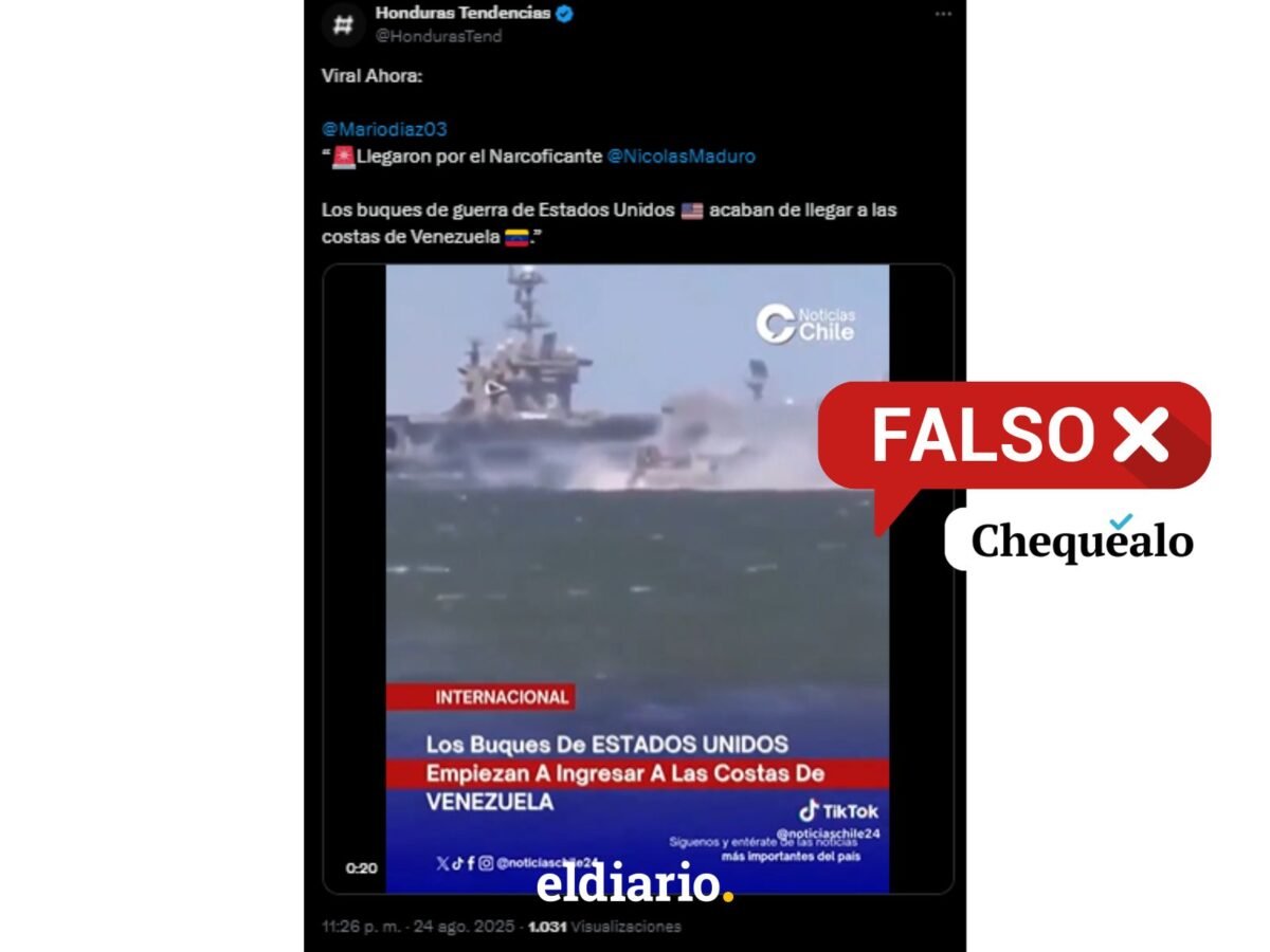 #TeExplicamos: las noticias falsas que ha dejado el despliegue militar de EE UU en el Caribe