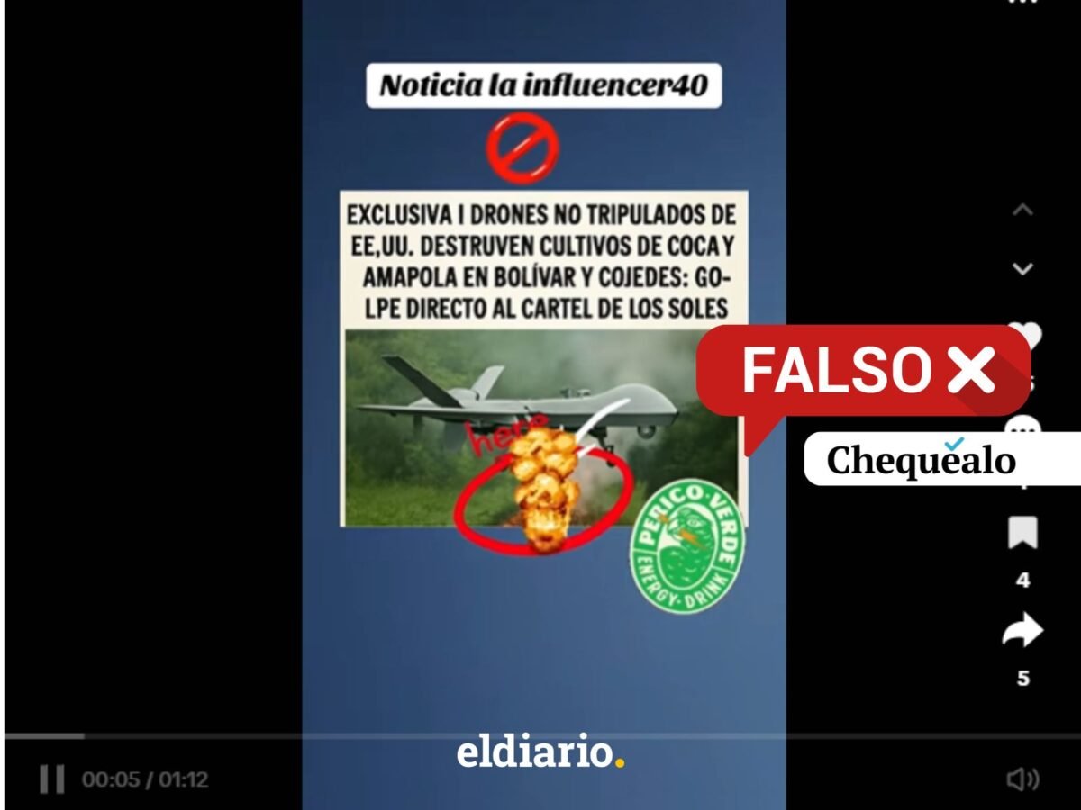 ¿Drones no tripulados de Estados Unidos destruyeron cultivos de coca y amapola en Venezuela?