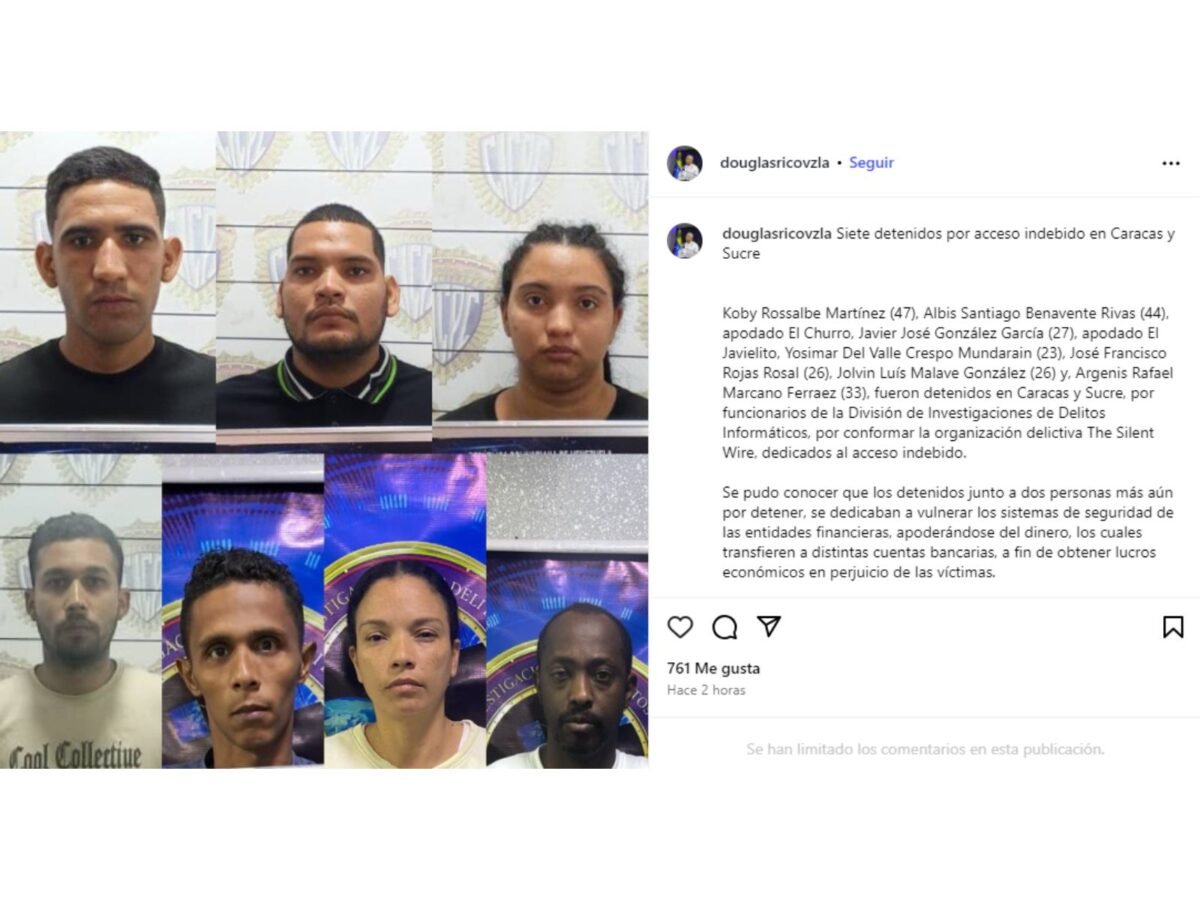 Detuvieron a siete personas por presuntamente vulnerar sistemas de seguridad de entidades financieras para robar dinero