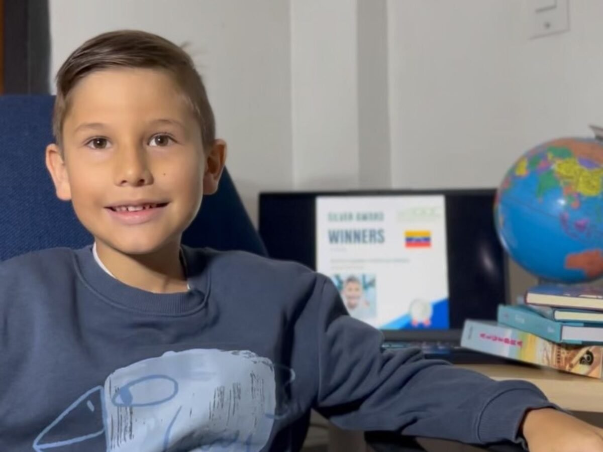 Un niño venezolano ganó una medalla de plata en Olimpiada Internacional de Geometría 2025