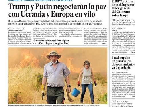 Putin y Trump se reúnen en Alaska mientras Ucrania y Europa contienen el aliento