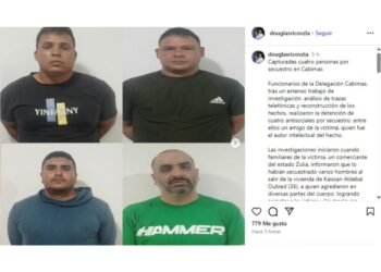 Detuvieron a cuatro hombres en Zulia por el presunto secuestro de un comerciante