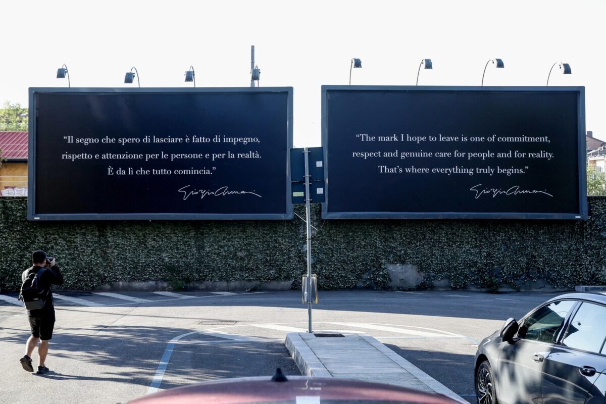 Funeral de Giorgio Armani