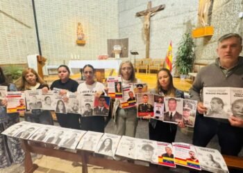 Familiares de presos políticos en Venezuela pidieron por su liberación en una misa en Madrid