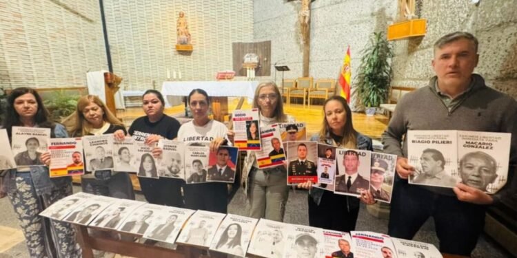Familiares de presos políticos en Venezuela pidieron por su liberación en una misa en Madrid