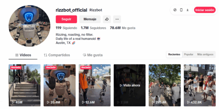 Quién es Rizzbot, el robot que causa furor en redes sociales