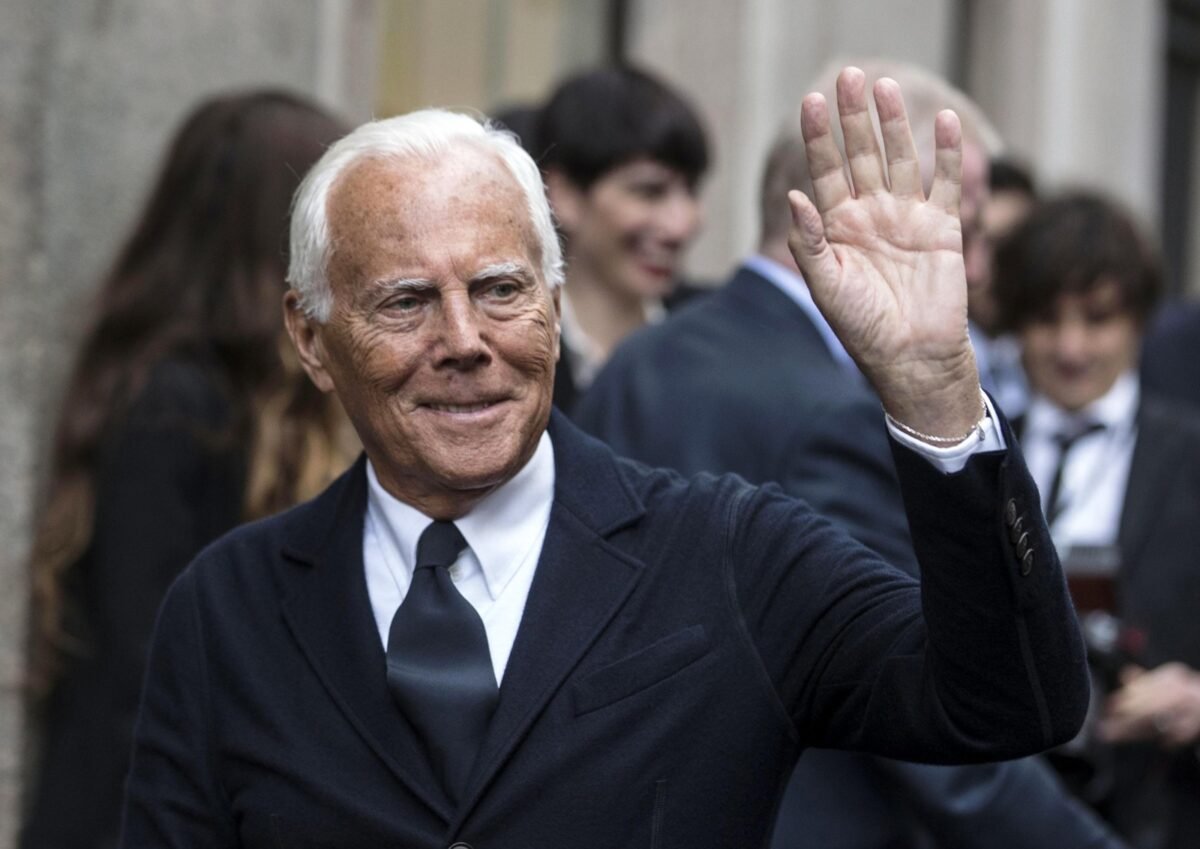 Murió el diseñador Giorgio Armani a los 91 años