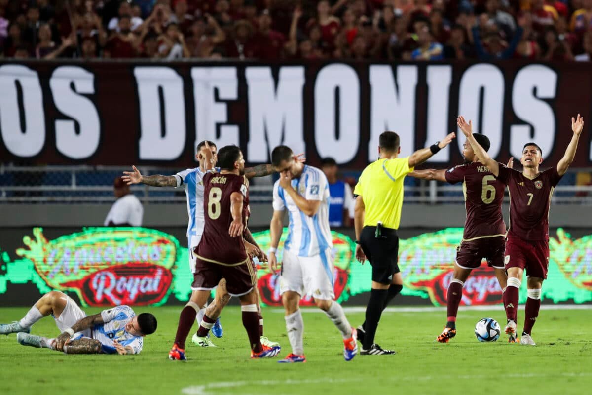 Eliminatorias Sudamericanas: las imágenes del partido entre Venezuela y Argentina