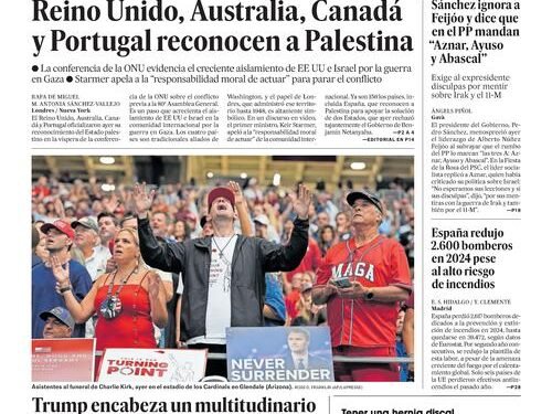 Francia reconoce a Palestina en una sesión de la ONU convertida en un clamor por la solución de los dos Estados