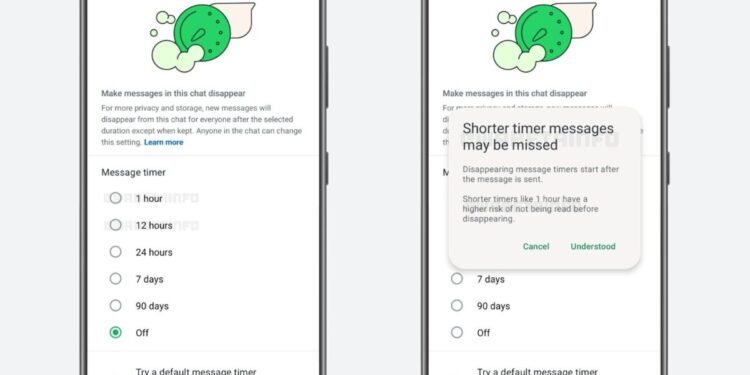 WhatsApp ofrecerá nuevas opciones para los mensajes temporales