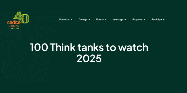 Cedice Libertad es reconocido entre los 100 Think Tanks más destacados del mundo