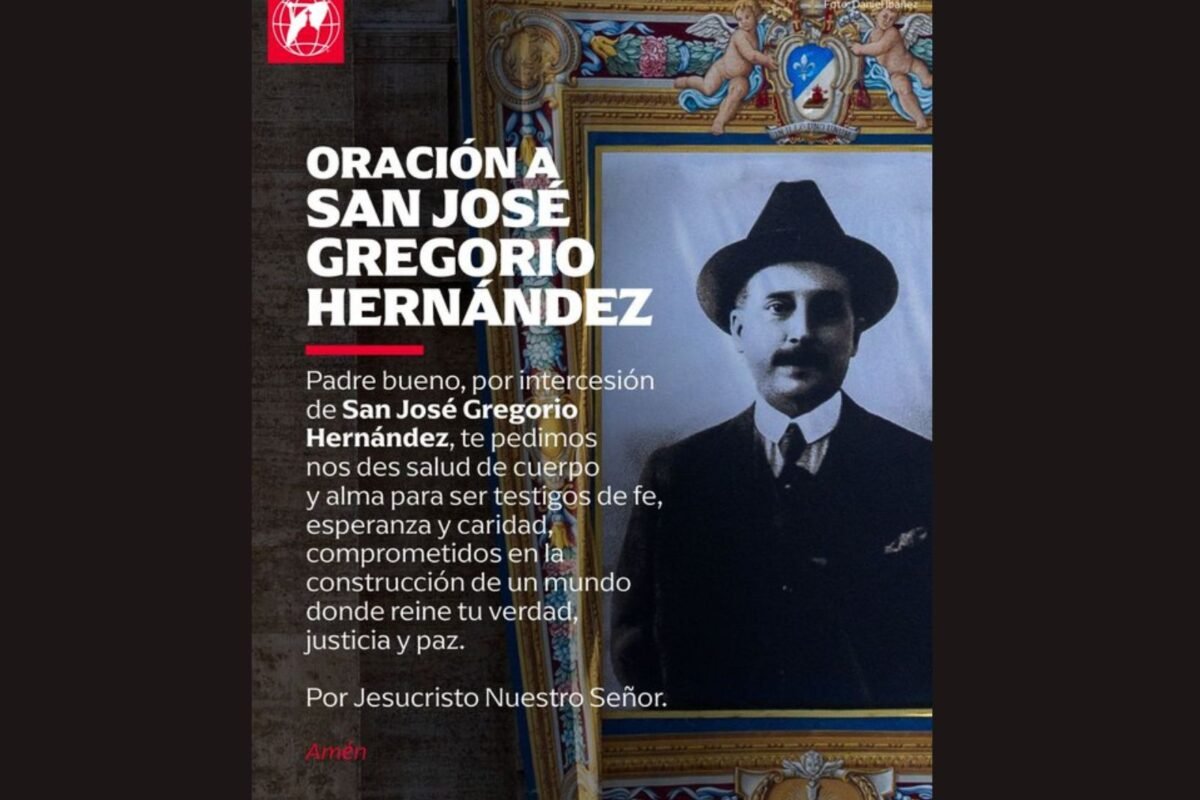 El Vaticano reveló la nueva oración para San José Gregorio Hernández