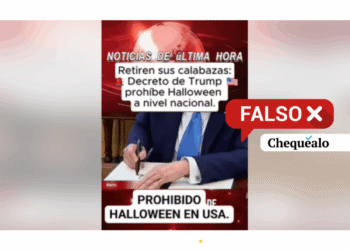 ¿Donald Trump prohibió la celebración de Halloween en Estados Unidos?
