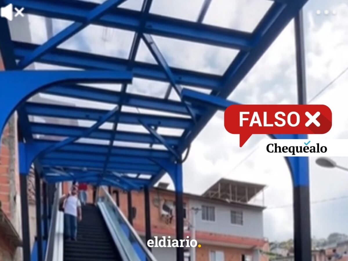 ¿Instalaron una escalera mecánica en el barrio de Petare?