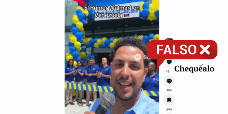 ¿Inauguraron la primera tienda de Walmart en Venezuela?