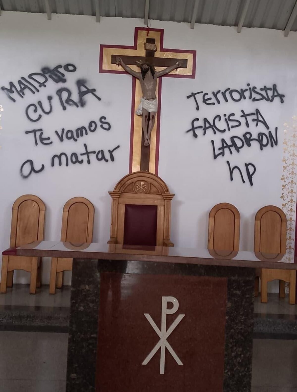 Denunciaron actos vandálicos y amenazas de muerte contra un párroco en iglesia de Guárico