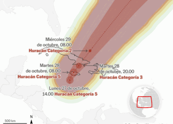 Última hora del huracán ‘Melissa’, en directo | ‘Melissa’ deja inundaciones y crecidas de ríos al este de Cuba y obliga a los primeros rescates en el sur