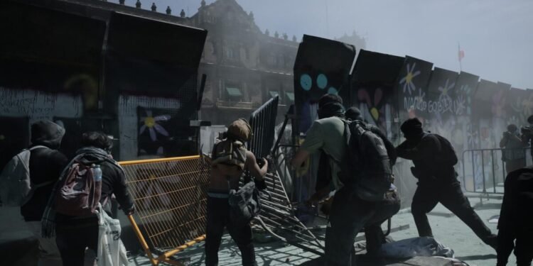 Protesta de la generación Z en México terminó en enfrentamientos con la policía