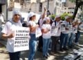 Familiares de presos políticos se concentraron frente a la sede principal del Ministerio Público