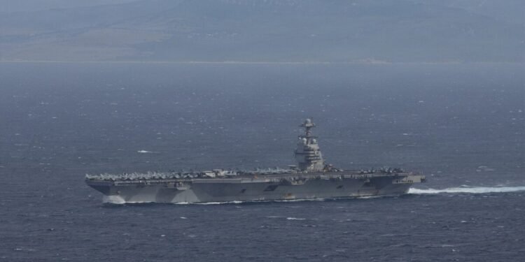 EE UU anunció que el portaviones SS Gerald Ford ya se encuentra en el mar Caribe