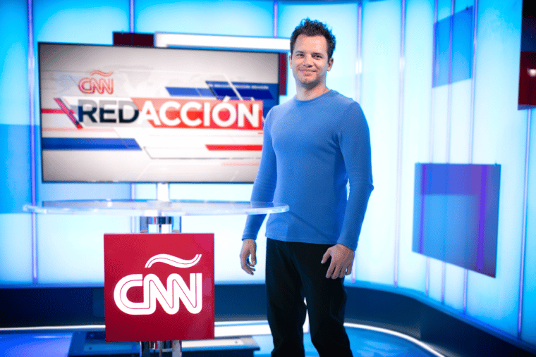 Cristian Noguera, un venezolano que logró el sueño de trabajar en los estudios de CNN