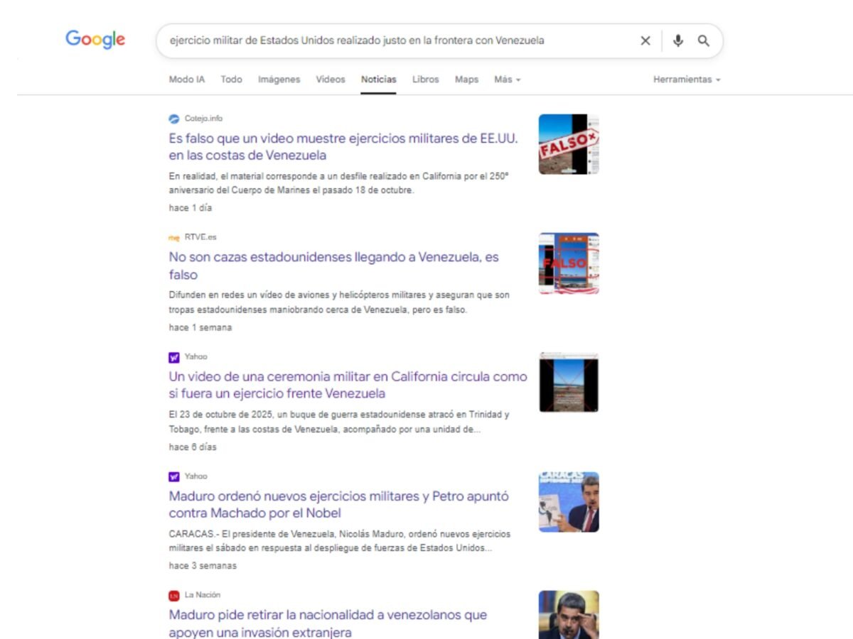 ¿Militares estadounidenses realizaron ejercicios en las costas venezolanas?