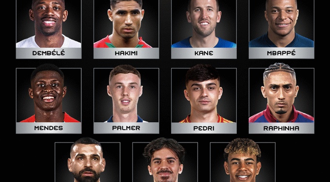 La FIFA reveló los 11 nominados al premio The Best de 2025