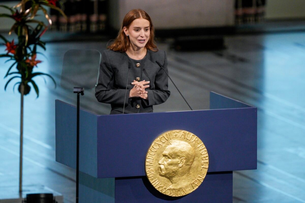 Las frases más importantes del discurso pronunciado por la hija de María Corina Machado en la entrega del Nobel de la Paz