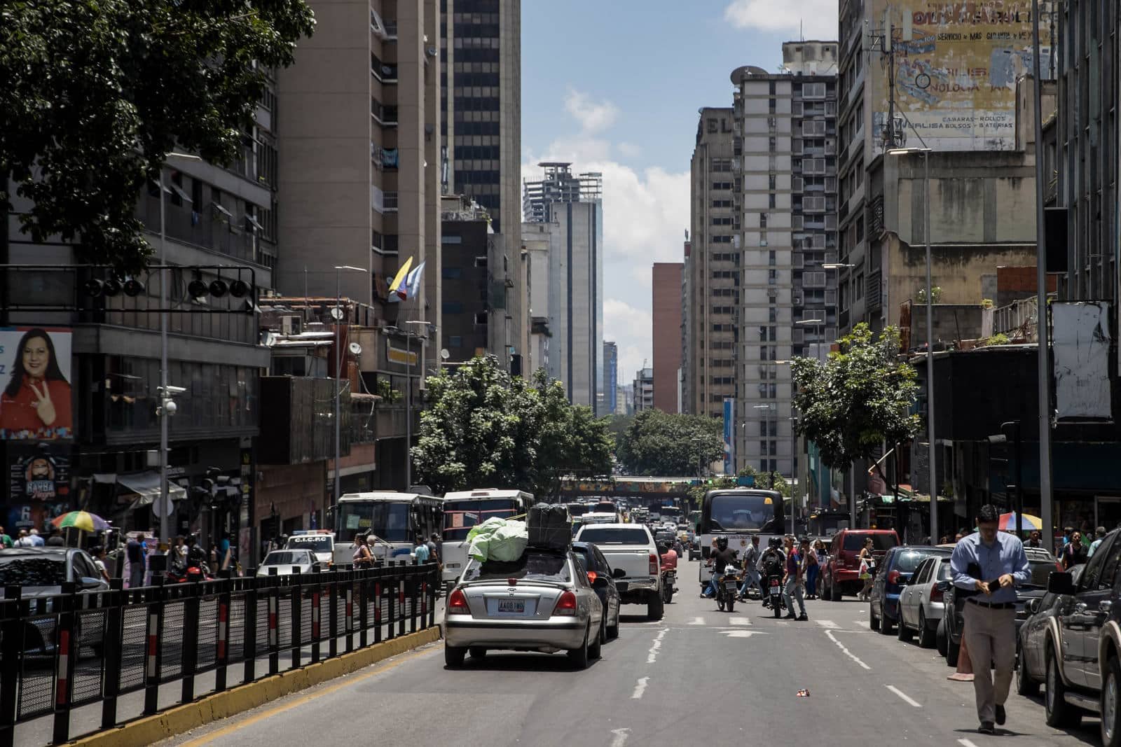 Avenida en Caracas