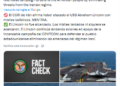 ¿El portaviones USS Abraham Lincoln fue afectado por misiles iraníes?