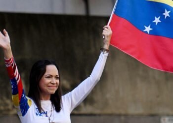 Macron recibió a María Corina Machado en el Palacio del Elíseo