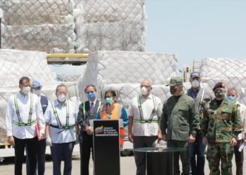 Llega a Venezuela el primer lote de ayuda humanitaria china tras los terremotos